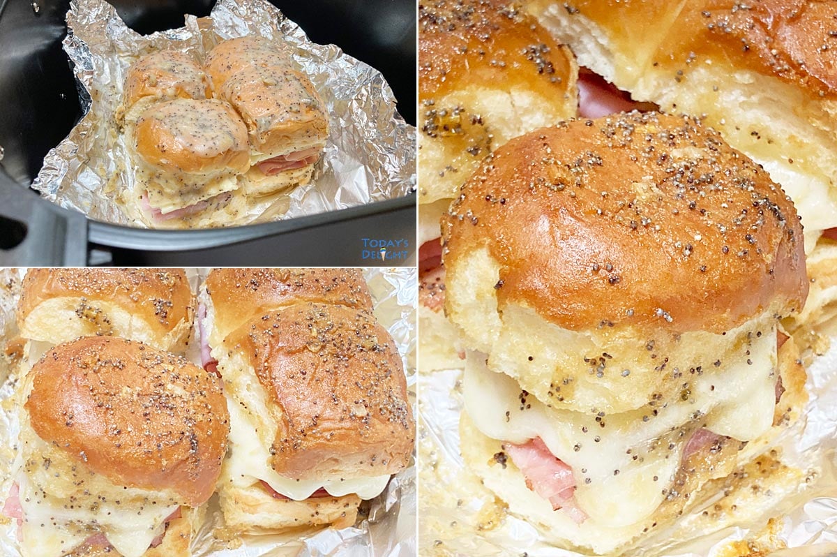 Sliders cooked in air fryer.